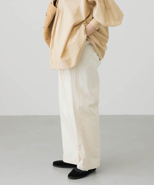 かぐれ(カグレ)の「コットンデニムイージーパンツ(パンツ・レディース・NATURAL/INDIGO・FREE)」の15枚目の写真