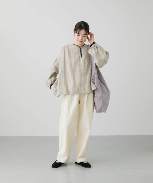 かぐれ(カグレ)の「コットンデニムイージーパンツ(パンツ・レディース・NATURAL/INDIGO・FREE)」の7枚目の写真