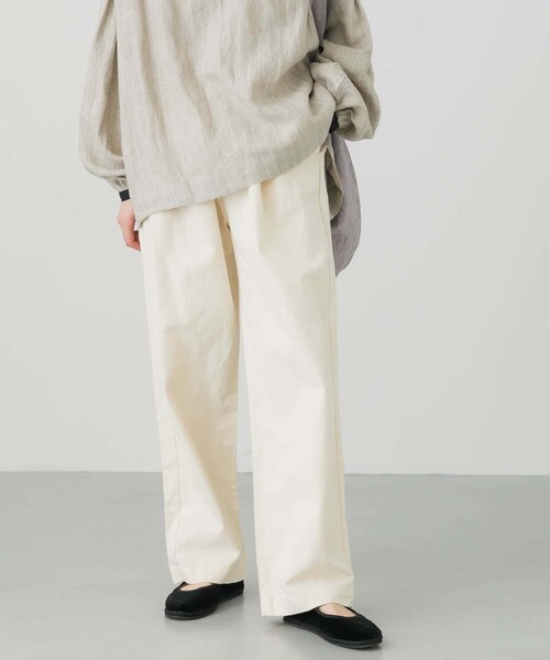 かぐれ(カグレ)の「コットンデニムイージーパンツ(パンツ・レディース・NATURAL/INDIGO・FREE)」の3枚目の写真