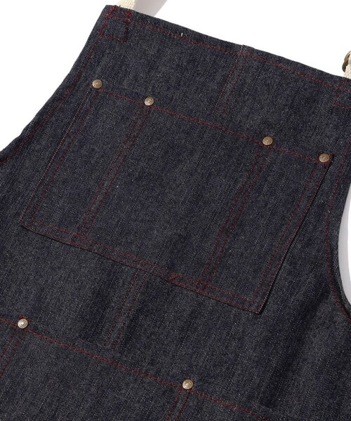 DULTON（ダルトン）の「'MW' WORK APRON/ ワークエプロン（その他・オリーブ/ネイビー・ONE SIZE）」の3枚目の写真