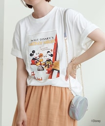 Daily russet | 【Disney Collection】/ ヴィンテージライクプリントTシャツ(その他トップス)