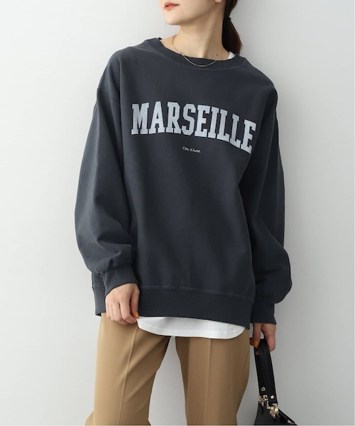 @kaikun様 SLOBE IENA MARSEILLE ロゴスウェット SLOBE IENA(スローブイエナ)の「《予約》MARSEILLE ロゴ