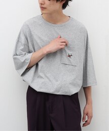 JOURNAL STANDARD relume（ジャーナルスタンダード　レリューム）の「"接触冷感"SHELTECH ポケットTEE with Cloveru Swallow（トップス）」