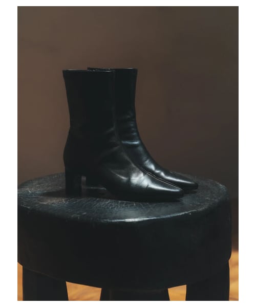 YECCA VECCA（イェッカヴェッカ）の「ストレッチミドル丈ブーツ（シューズ・ブラック/ベージュ/ブラウン・5cm）」の18枚目の写真