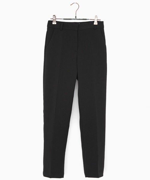 DHOLIC(ディーホリック)の「パステルカラーハイウエストスラックス(スラックス・レディース・ピンク/ブラック/レモン/ライトパープル/ミント/ネイビー/ホワイトアイボリー・S/M/L)」の3枚目の写真