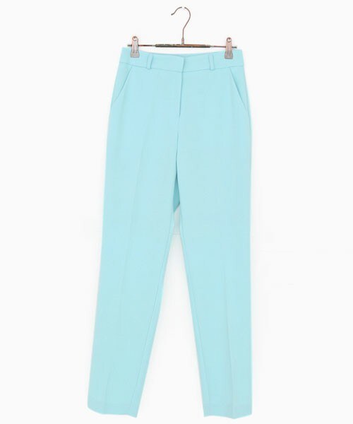 DHOLIC(ディーホリック)の「パステルカラーハイウエストスラックス(スラックス・レディース・ピンク/ブラック/レモン/ライトパープル/ミント/ネイビー/ホワイトアイボリー・S/M/L)」の4枚目の写真