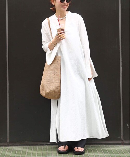CELERI　リネンファーストドレス Deuxieme Classe（ドゥーズィエムクラス）の「LINEN DRESS（）」 - WEAR