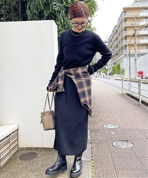 Spick & Span（スピックアンドスパン）の「リブニットワンピース