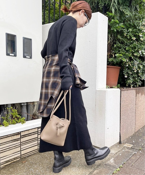 Spick & Span（スピックアンドスパン）の「リブニットワンピース