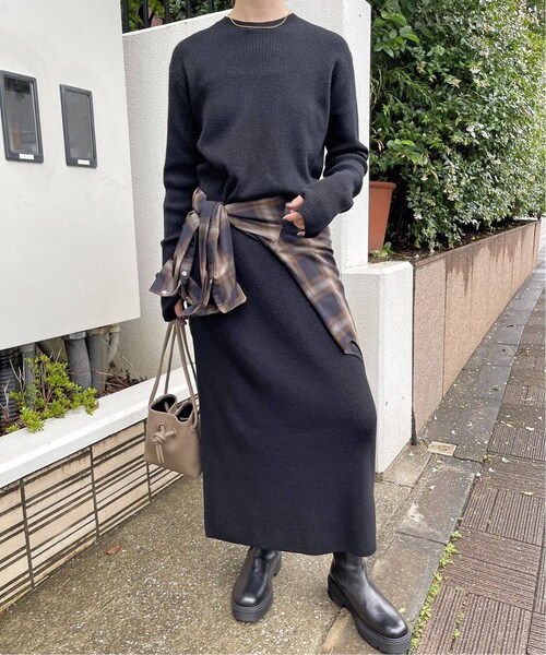 Spick & Span（スピックアンドスパン）の「リブニットワンピース