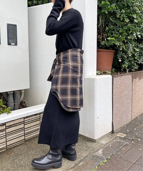 Spick & Span（スピックアンドスパン）の「リブニットワンピース