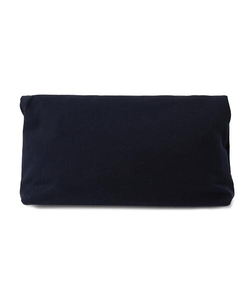 DOUBLE NAME（ダブルネーム）の「ロールクラッチバッグ（ファッション雑貨・レディース・ネイビー/グリーン/オフシロ・FREE）」の6枚目の写真