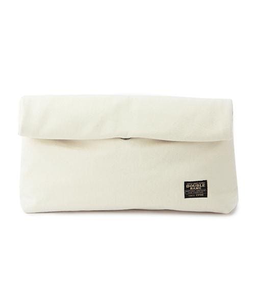 DOUBLE NAME（ダブルネーム）の「ロールクラッチバッグ（ファッション雑貨・レディース・ネイビー/グリーン/オフシロ・FREE）」の3枚目の写真