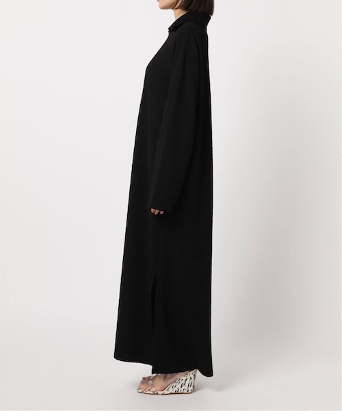 CITYSHOP ポロシャツワンピース 黒 ロングワンピース シティーショップ