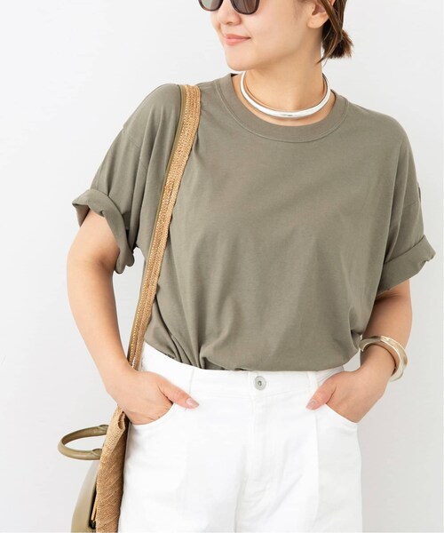 Deuxieme Classe *Relax Tシャツ　ベージュ Relax Tシャツ（Tシャツ／カットソー）｜Deuxieme Classe