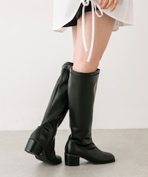 OLIVE des OLIVE | スクエアロングブーツ(ブーツ)