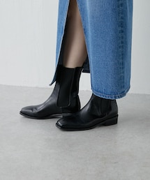 COLLAGE GALLARDAGALANTE | 【PAPILLONNER/パピヨネ】スクエアサイドゴアブーツ(ブーツ)