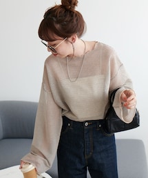 DISCOAT | シアーボーダーL/S(Tシャツ/カットソー)