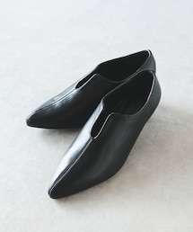 un dix cors | 《予約》センタースリットブーティー(ブーツ)