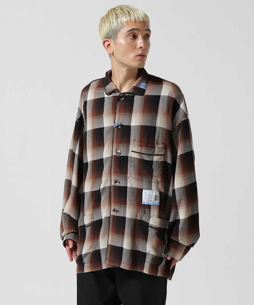 トップス Maison MIHARAYASUHIRO/Check Pyjama Shirt ROYAL FLASH（ロイヤルフラッシュ）の「Maison MIHARAYASUHIRO/Check