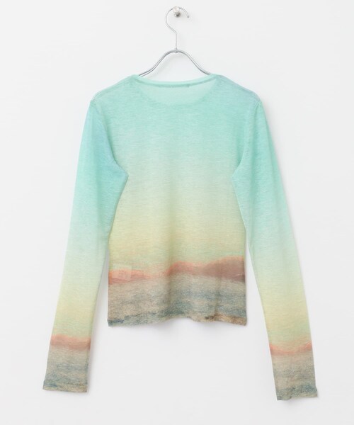 KBF（ケイビーエフ）の「グラフィックプリントカットソー（トップス・レディース・SUNSET/FLOWER/SPLASH・one）」の17枚目の写真