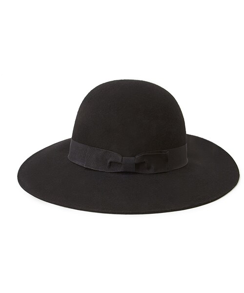 FOREVER 21（フォーエバー トゥエンティーワン）の「FOREVER 21 Floppy Bow-Band Hat（帽子・レディース・Black・MED/LG/SM/MED）」の4枚目の写真