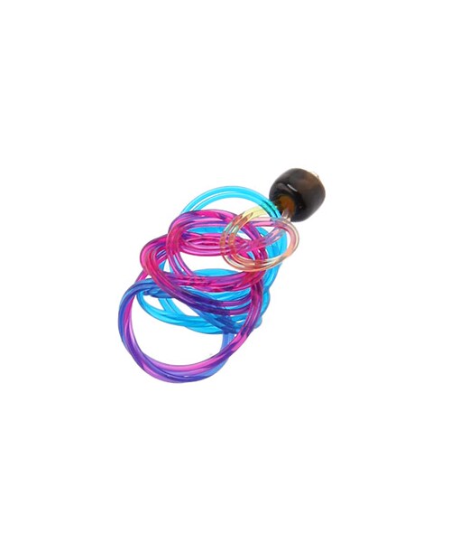 FIG&VIPER（フィグアンドバイパー）の「TATTOO CHOKER SET（アクセサリー・レディース・ブルー/ライトブルー/マルチ/ピンク/パープル/イエロー・FREE）」の3枚目の写真