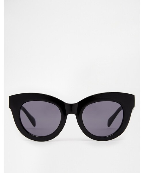 asos（エイソス）の「ASOS Chunky Cat Eye Sunglasses（サングラス・レディース・black・One Size）」の4枚目の写真