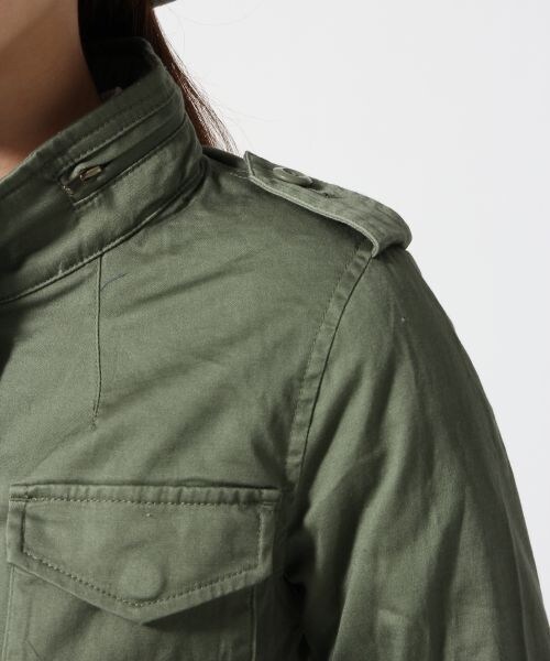 LOWRYS FARM（ローリーズファーム）の「Ｍ－６５（ジャケット/アウター・レディース・カーキ/ネイビー・Ｍ/Ｌ）」の8枚目の写真