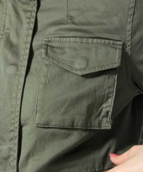 LOWRYS FARM（ローリーズファーム）の「Ｍ－６５（ジャケット/アウター・レディース・カーキ/ネイビー・Ｍ/Ｌ）」の9枚目の写真