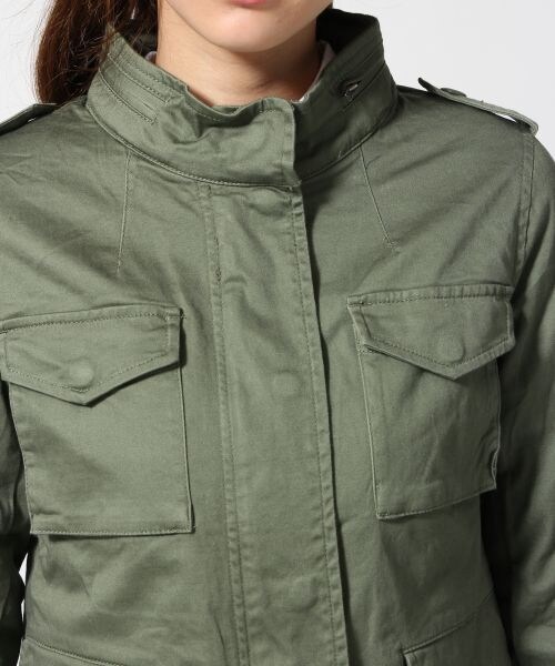 LOWRYS FARM（ローリーズファーム）の「Ｍ－６５（ジャケット/アウター・レディース・カーキ/ネイビー・Ｍ/Ｌ）」の7枚目の写真