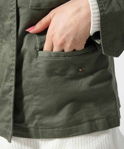 LOWRYS FARM（ローリーズファーム）の「Ｍ－６５（ジャケット/アウター・レディース・カーキ/ネイビー・Ｍ/Ｌ）」の13枚目の写真