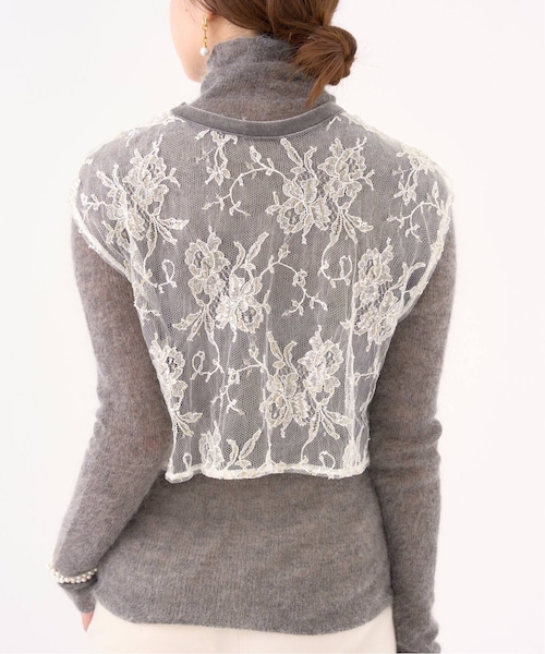 IENA（イエナ）の「《予約》LACE SHORT GILLET / レースショート