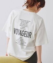 PUAL CE CIN | リサイクルコットンバックプリントTシャツ(Tシャツ/カットソー)