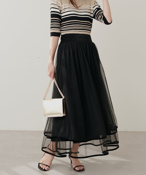 natural couture（ナチュラルクチュール）の「裾ベロアチュール