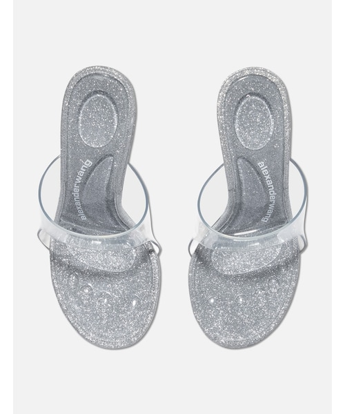 AlexanderWang★ Nudie PVC サンダル ALEXANDER WANG Nudie PVC サンダル | THE OUTNET (アウトネット)