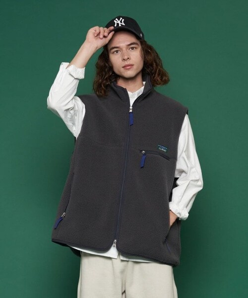 L.L.Bean（エルエルビーン）の「【送料無料】Topsham Boa Fleece Vest【予約商品】（その他・メンズ・チャコールグレー/ベージュ/ブルー/ネイビー・M）」の20枚目の写真