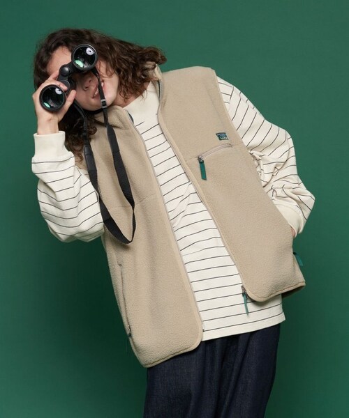 L.L.Bean（エルエルビーン）の「【送料無料】Topsham Boa Fleece Vest【予約商品】（その他・メンズ・チャコールグレー/ベージュ/ブルー/ネイビー・M）」の11枚目の写真
