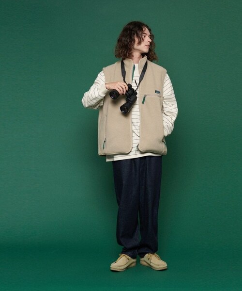 L.L.Bean（エルエルビーン）の「【送料無料】Topsham Boa Fleece Vest【予約商品】（その他・メンズ・チャコールグレー/ベージュ/ブルー/ネイビー・M）」の5枚目の写真
