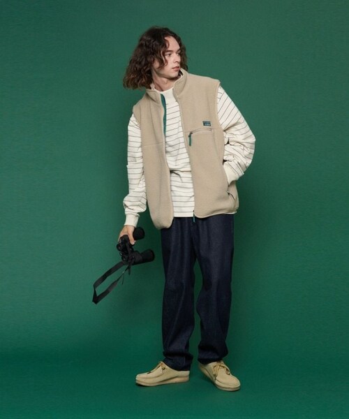 L.L.Bean（エルエルビーン）の「【送料無料】Topsham Boa Fleece Vest【予約商品】（その他・メンズ・チャコールグレー/ベージュ/ブルー/ネイビー・M）」の8枚目の写真