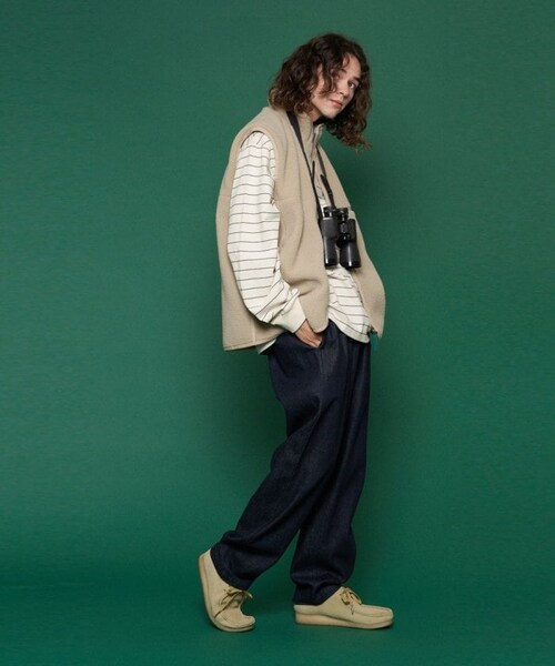 L.L.Bean（エルエルビーン）の「【送料無料】Topsham Boa Fleece Vest【予約商品】（その他・メンズ・チャコールグレー/ベージュ/ブルー/ネイビー・M）」の2枚目の写真