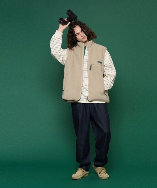 L.L.Bean（エルエルビーン）の「【送料無料】Topsham Boa Fleece Vest【予約商品】（その他・メンズ・チャコールグレー/ベージュ/ブルー/ネイビー・M）」の6枚目の写真