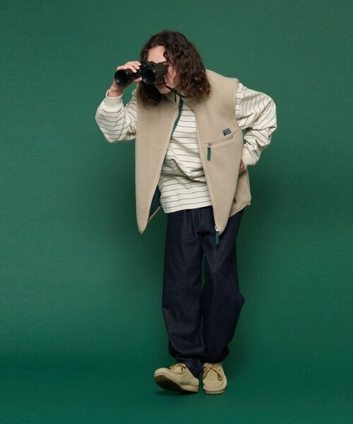 L.L.Bean（エルエルビーン）の「【送料無料】Topsham Boa Fleece Vest【予約商品】（その他・メンズ・チャコールグレー/ベージュ/ブルー/ネイビー・M）」の3枚目の写真