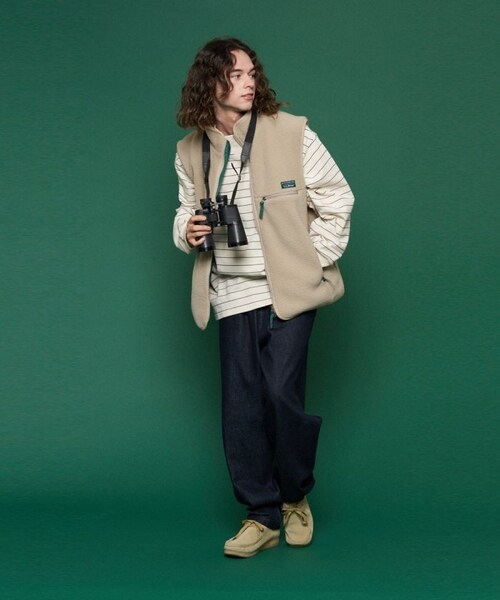L.L.Bean（エルエルビーン）の「【送料無料】Topsham Boa Fleece Vest【予約商品】（その他・メンズ・チャコールグレー/ベージュ/ブルー/ネイビー・M）」の4枚目の写真