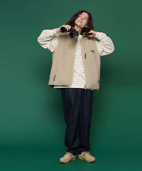 L.L.Bean（エルエルビーン）の「【送料無料】Topsham Boa Fleece Vest【予約商品】（その他・メンズ・チャコールグレー/ベージュ/ブルー/ネイビー・M）」の7枚目の写真