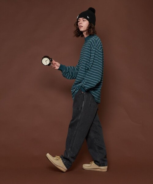 L.L.Bean（エルエルビーン）の「【送料無料】Union Striped Mock【予約商品】（その他・メンズ・オフホワイト/グレー/グリーン/ネイビー/パープル・M）」の3枚目の写真