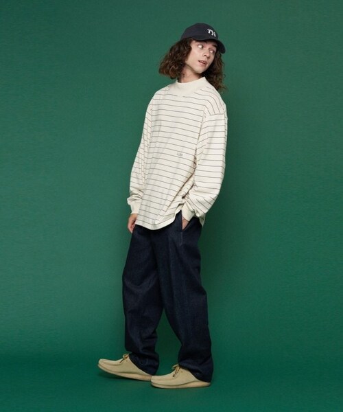 L.L.Bean（エルエルビーン）の「【送料無料】Union Striped Mock【予約商品】（その他・メンズ・オフホワイト/グレー/グリーン/ネイビー/パープル・M）」の15枚目の写真