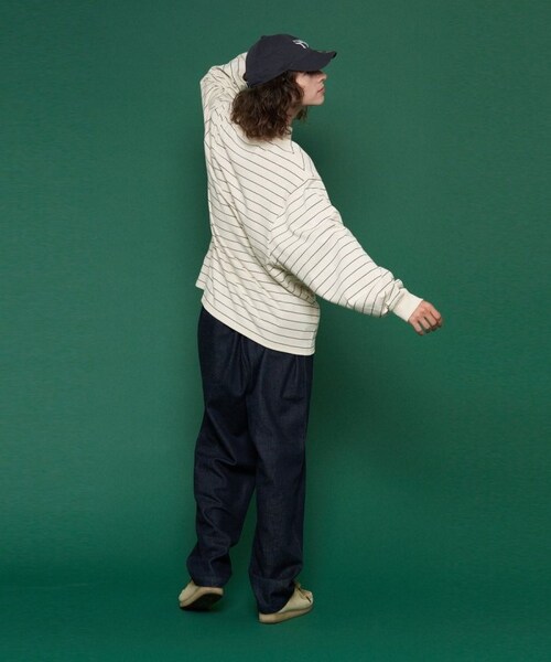 L.L.Bean（エルエルビーン）の「【送料無料】Union Striped Mock【予約商品】（その他・メンズ・オフホワイト/グレー/グリーン/ネイビー/パープル・M）」の16枚目の写真