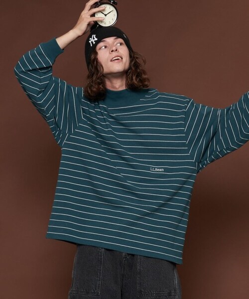 L.L.Bean（エルエルビーン）の「【送料無料】Union Striped Mock【予約商品】（その他・メンズ・オフホワイト/グレー/グリーン/ネイビー/パープル・M）」の10枚目の写真