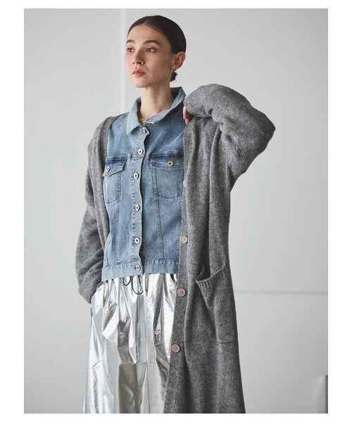 新品 GARAGE OF GOOD CLOTHING シャギーカーディガン ①